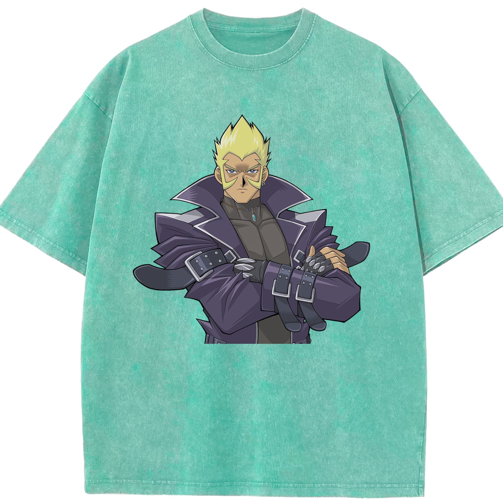 （画像用） 遊☆戯☆王 Yu-Gi-Oh! 綿100% ヴィンテージ風 半袖Tシャツ（フロントプリント）
